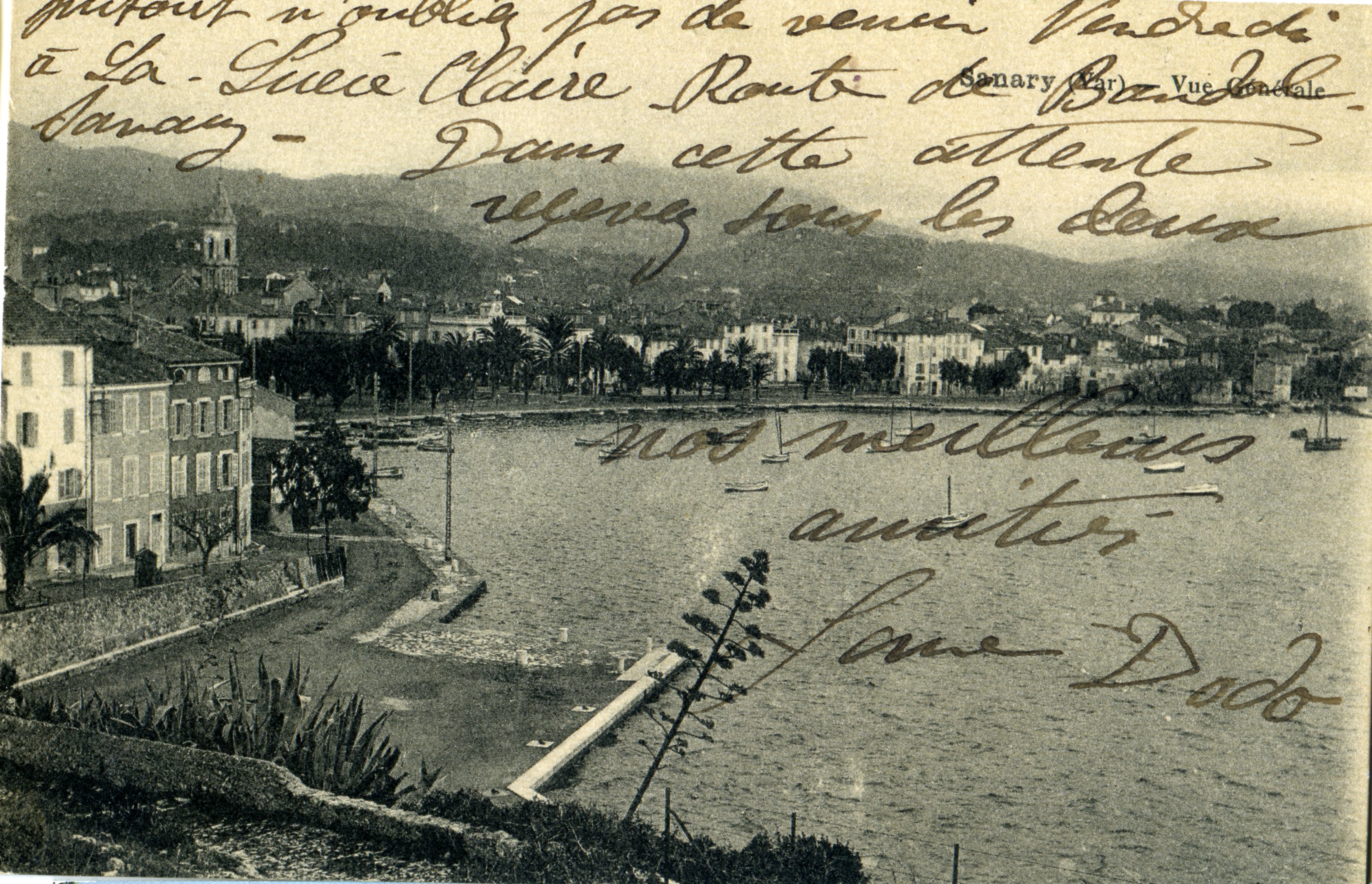 Notre collection de cartes postales de Sanary